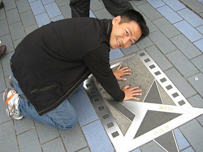 Jet Li's Handprints
